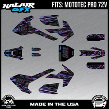 Graphics Kit for MotoTec Pro 72v (All Years) Twitch Series - MAGENTA