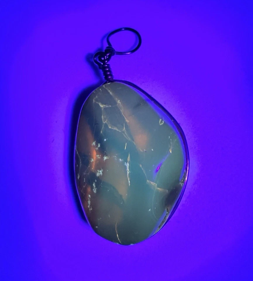 Colgante de ámbar báltico natural vintage envoltura de alambre de oro coñac gota de forma libre Foto 4 de 4