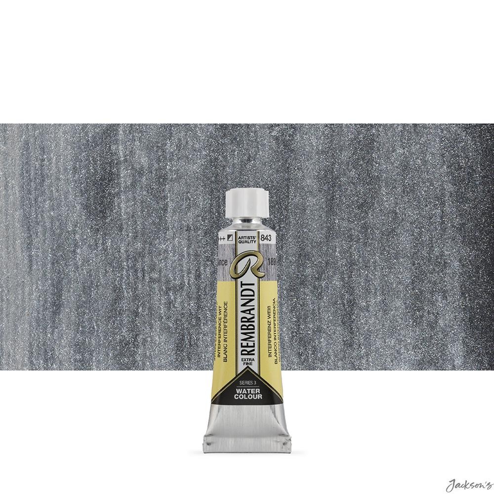 Royal Talens Rembrandt Watercolour Paint 10ml Interference White For Artists