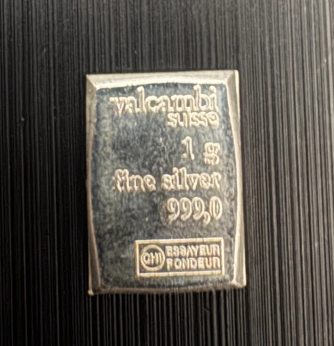 Valcambi 1g Silver Bar ( 0.999 )    Free Shipping within Canada