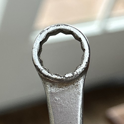 BLACKHAWK BW1258 7/16" x 3/8" 12pt Box End Wrench 8" USA - Afbeelding 3 van 7