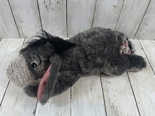 Vintage Walt Disney World Eeyore Plush 14" Winnie Pooh With Detachable Tail