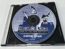 Deus Ex Game of the Year Edition PC 2001 Eidos Game Disk Only Tested