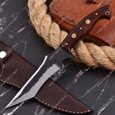 11" CUSTOM HANDMADE FORGED 1095 CARBON STEEL CAMPING HUNTING EDC SKINNER KNIFE