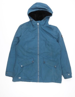 Regatta Herren Parka Jacke blau mit Kapuze L winddicht wasserabweisend