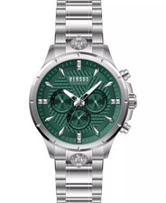 Versus Versace Men s Chrono LionStainless Steel Bracelet Watch 45mm
