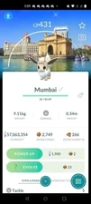 Pokémon Go Trade Shiny Explorer Eevee Safari Mumbai India - 1 mill dust trade