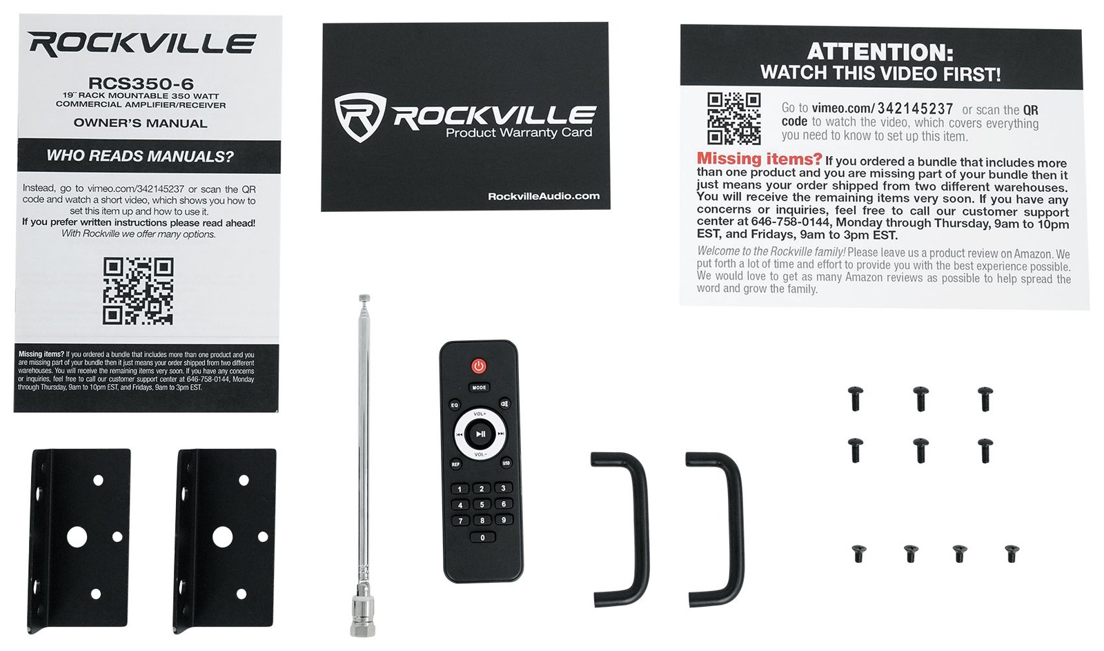 (4) Rockville WA870 8" 70V Commercial/Restaurant In-Wall Speakers+Receiver Amp