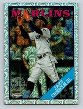 2023 Topps Chrome Jazz Chisholm Jr 35th Anniversary Mojo T88c-36