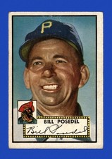 1952 Topps Set-Break #361 William Posedel VG-VGEX *GMCARDS*