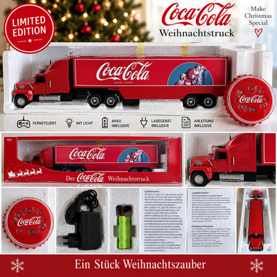 Coca-Cola Weihnachtstruck Limited Edition RC Fernsteuerung OVP unbespielt 1:87