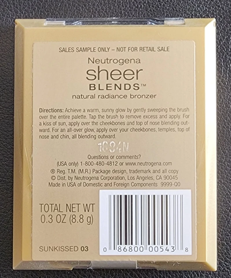 New Neutrogena Sheer Blends Natural Radiance Bronzer - 03 Sunkissed - Image 2 of 4