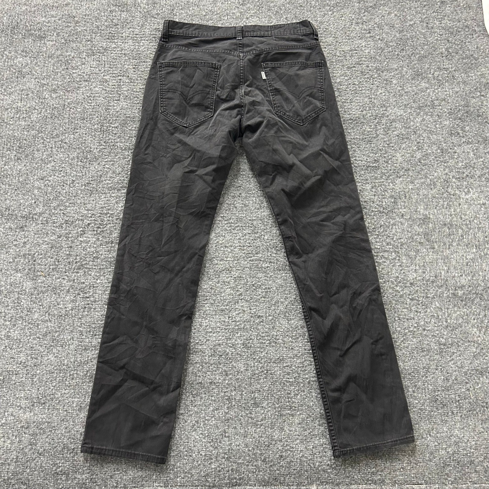 Levi's 511 Slim Fit Pants Mens Size 30x32 Black Cotton Blend Casual Chino image 8