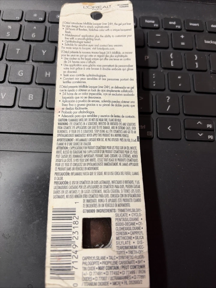 L’oreal Infallible 24H Gel Eyeliner 174 Bronze NEW, Brand New. Sealed - Image 2 of 2