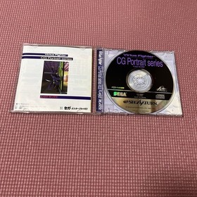 SS Virtua Fighter CG Portrait Series Vol.9 Kage-Maru with postcard Sega Saturn