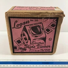 Logan No. 210 Magna-view Electric Desktop Slide Viewer With Box