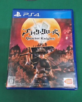 PlayStation4 -- Black Clover: Quartet Knights -- PS4. Japan