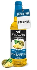 Syruvia Sugar Free Pineapple Syrup 25.4 fl oz, for Desserts, Drinks, & More
