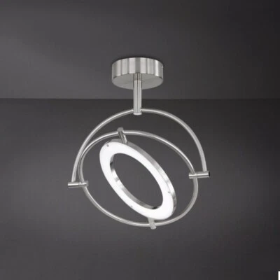 Wofi LED Deckenleuchte Monza Schwenkbar Deckenlampe Nickel Matt 42,5x42,5x49cm - Bild 1 von 2