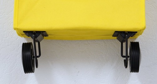 Gelbe Michelin Tasche Einkaufstasche Trolley Yellow wheeled shopping bag Holdall - Picture 6 of 12