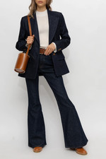 New Chloé Women's Jacket Coat In Navy ~ Nwt