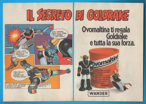 Ovomaltina Goldrake pubblicità advertising werbung italian clipping MA1161 - Foto 1 di 1