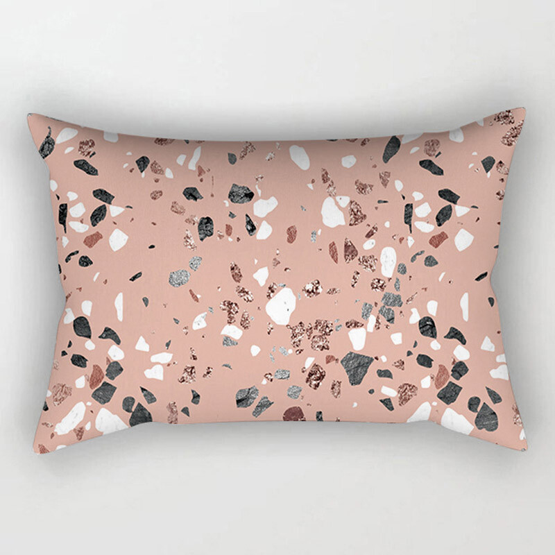 1PC 30x50cm Cushion Covers Rose Gold Pink Back Cushion Covers Decor