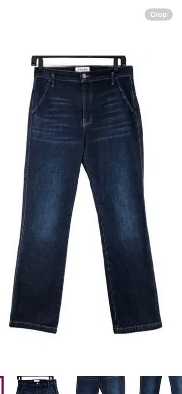 FRAME Denim Womens Size 27 Le Slender Jeans Straight Leg  Arcadia