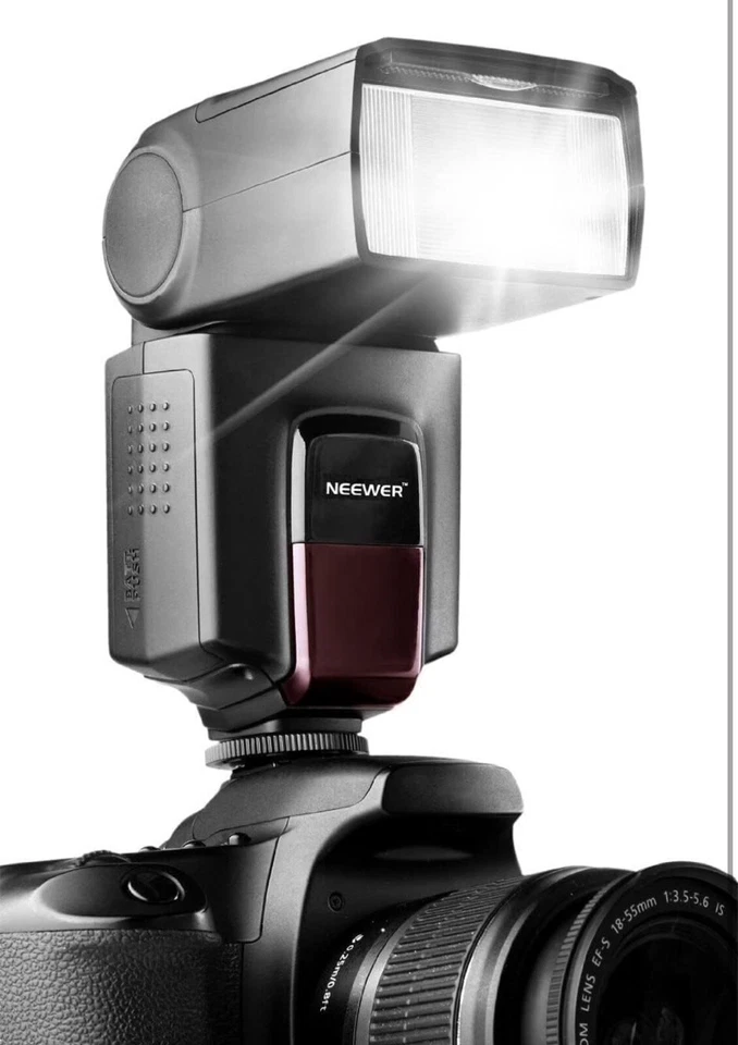 Neewer TT560 Flash Speedlite For Canon Nikon Sony Panasonic Olympus Samsung DSLR - Image 2 of 4