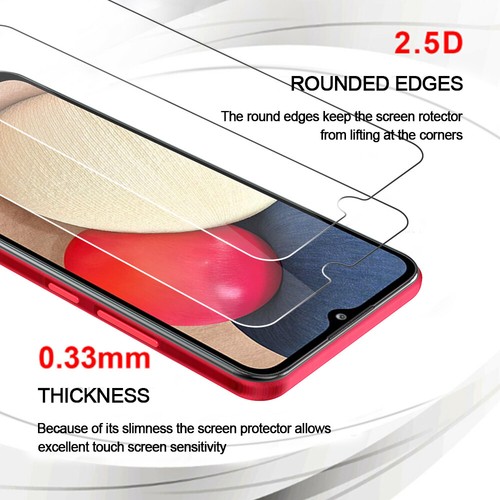3 Pack For Samsung Galaxy A21s Clear Premium Tempered Glass Screen Protector - Picture 3 of 8