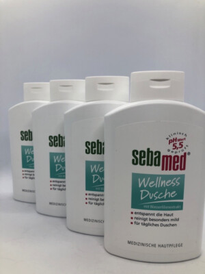 (18,12 /L) Sebamed Seba med Wellness Dusche 4 x 400 ml Shower Gel Duschgel