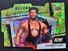 2022 AEW Powerhouse Hobbs Green Rainbow /99 Upper Deck ALLURE Mint #81262