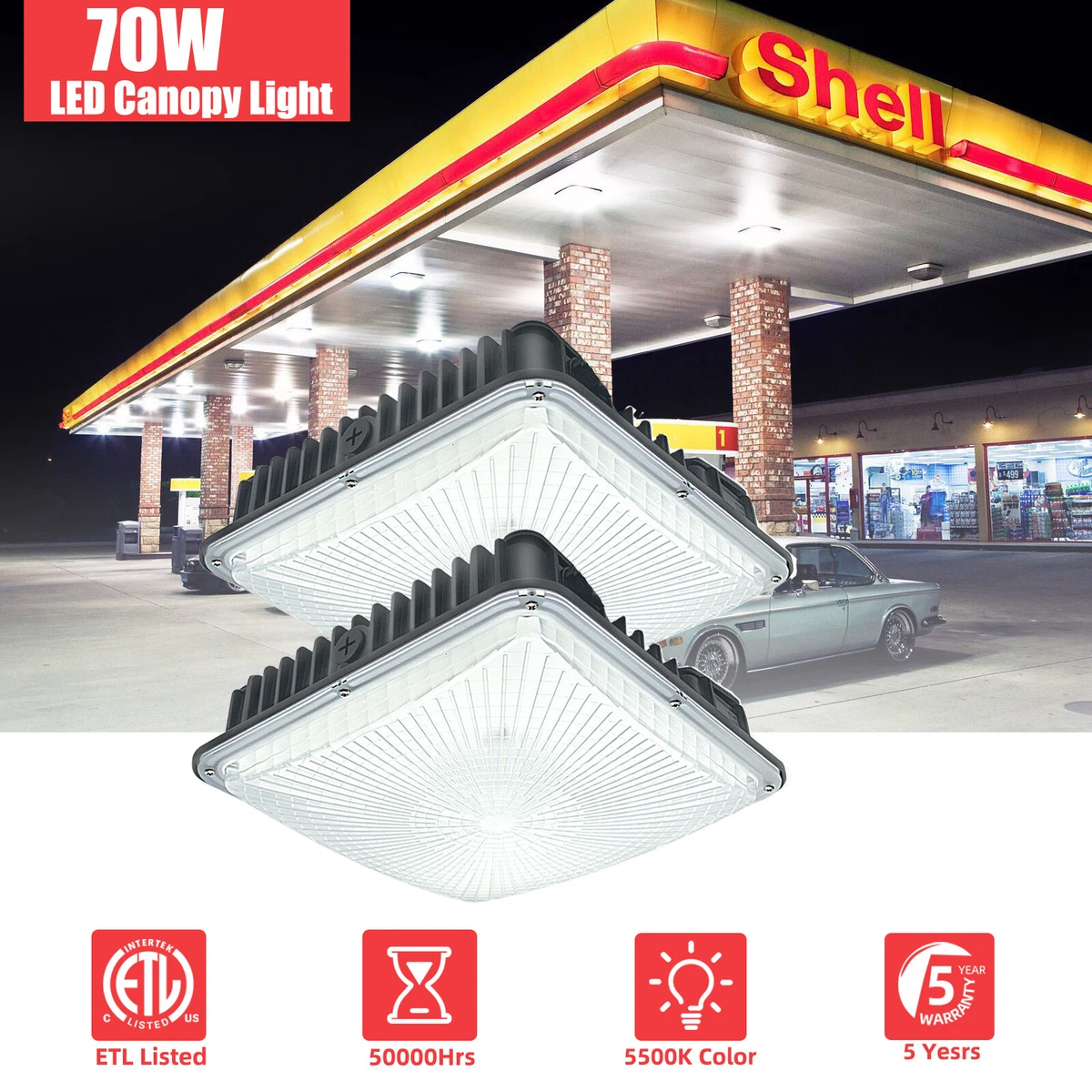 Led gas 2024 station light