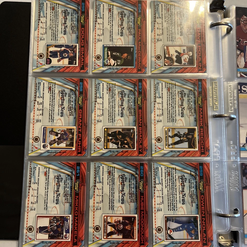 1991-92 Topps  Stadium Club Hockey 400 Card Set 12 Rookies 53 Hall Of Famers - Image 4 of 4