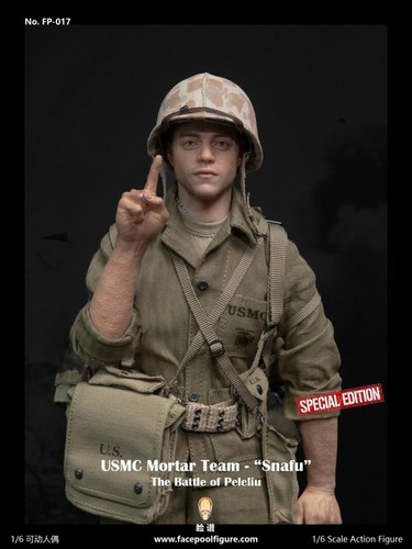 In Stock Facepoolfigure FP017B 1/6 USMC Mortar Team Snafu Figure Special Ver. - Foto 6 di 22