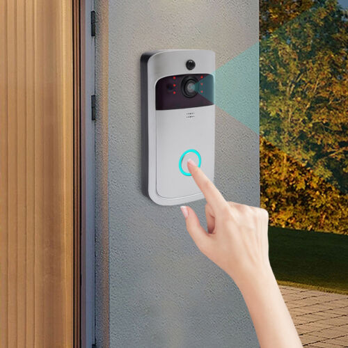 V5 Wireless Smart WiFi DoorBell PIR Video Visual Camera Home Intercom Security