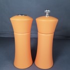 HOLAR Salt And  Pepper Mill Grinder Orange Synthetic  5"
