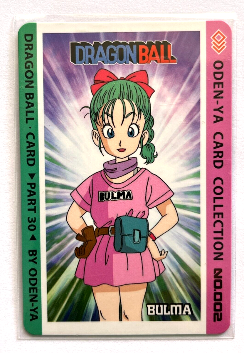 2022 DRAGON BALL Oden-Ya 30 TH Anniversary Card #001 BULMA