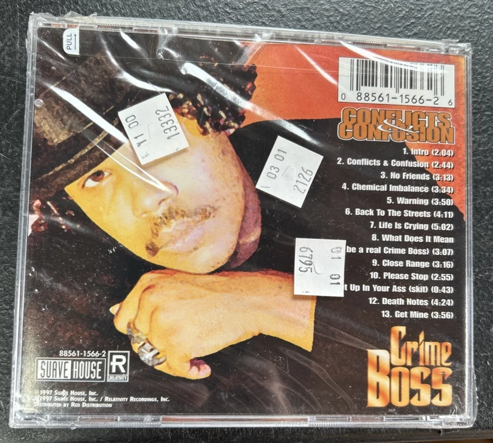 Conflicts & Confusion (CD) by Crime Boss PA Explicit Version NEW SEALED ORIGINAL - Image 2 of 2