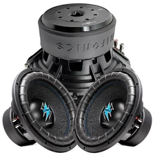 2x Hifonics BRW12D2 4000 Watts 12 Inch BRUTUS Car Audio Dual 2 Ohms Subwoofer
