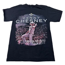 2015 Kenny Chesney Revival Tour Jake Owen T-Shirt Unisex Small Black