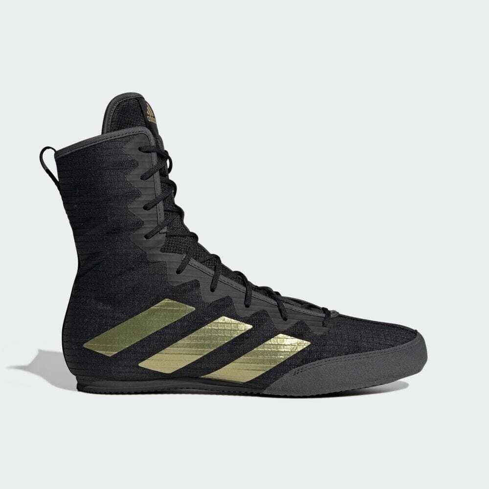 Size 6 - adidas Box Hog 4 Black Gold Metallic for sale Size 6 - adidas Box Hog 4 Black Gold Metallic for sale