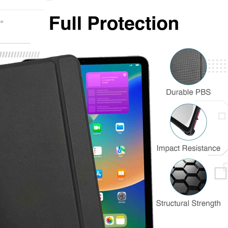 Laser Bluetooth Keyboard Case for iPad 10.9" - Sleek & Protective - Image 3 of 4