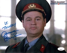 GREGG BERGER Signed POLICE ACADEMY MISSION MOSCOW 8x10 Photo Autograph JSA COA