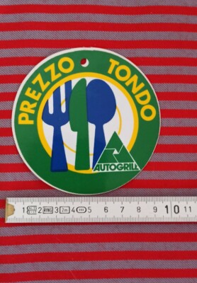 Autogrill ristoranti autostrade Italia anni 80 Adesivo Sticker Dekal | eBay