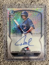 2023 Bowman Chrome Gabriel Martinez Prospect Mega Box Auto #BMA-GM