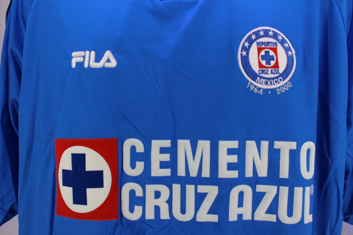 【US規格】希少 FILA DEPORTIVO CRUZ AZULサッカーシャツ Cruz Azul Jersey Authentic FILA Size Youth M Talla 10 KIDS