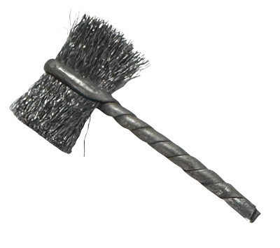 Osborn 1'' Diameter Steel Wire Tube Brush 1/8'' Shan .005'' Bristle
