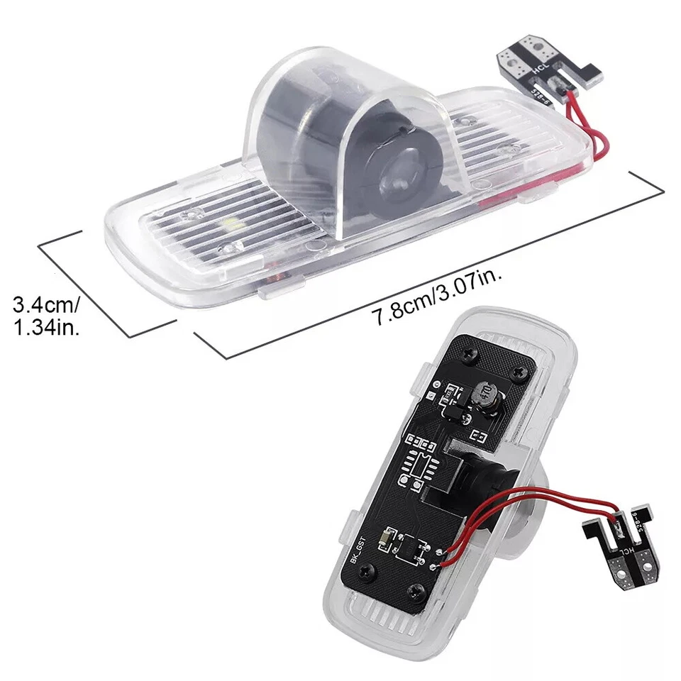 Luz fantasma para puerta proyector LED de proyección de coche 2 piezas para Honda Accord Pilot Foto 3 de 4