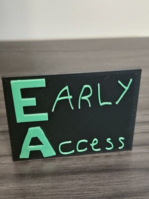 Early Access Badge With or Without Keychain - Gorilla Tag VR Game Oculus Rift